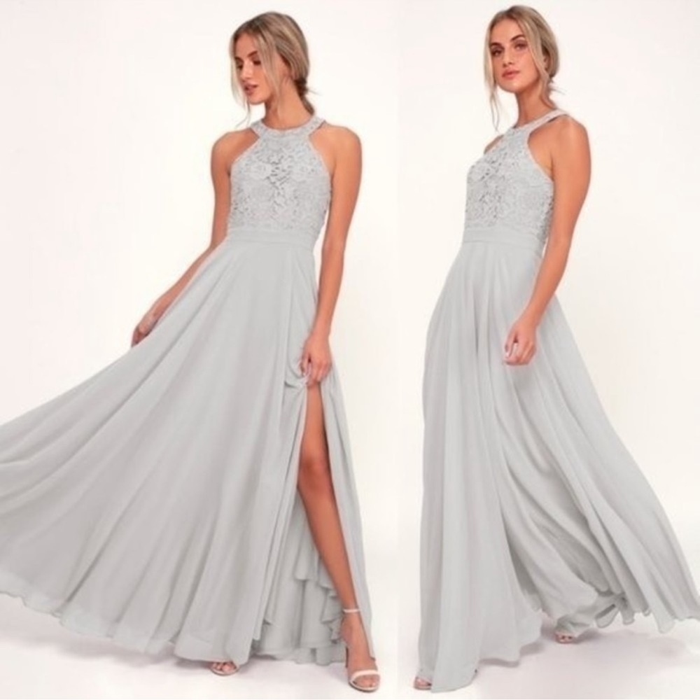 Lulus Picture Perfect Lace Maxi Dress
